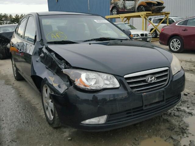 KMHDU46D57U109124 - 2007 HYUNDAI ELANTRA GL BLACK photo 1