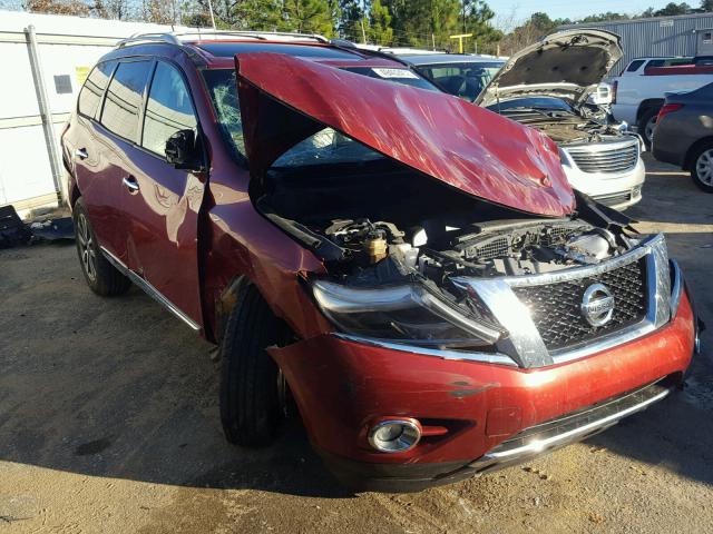 5N1AR2MN1DC682088 - 2013 NISSAN PATHFINDER BURGUNDY photo 1