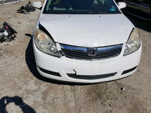 1G8ZS57B09F192563 - 2009 SATURN AURA XE WHITE photo 9