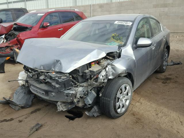 JM1BL1U78D1775269 - 2013 MAZDA 3 I SILVER photo 2