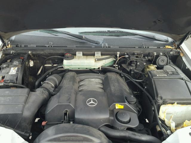 4JGAB57EX3A433090 - 2003 MERCEDES-BENZ ML 350 SILVER photo 7