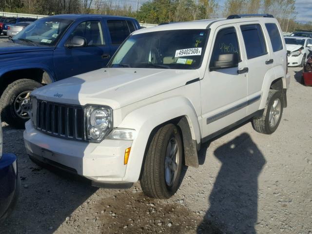 1J4PN5GK4AW151744 - 2010 JEEP LIBERTY LI WHITE photo 2