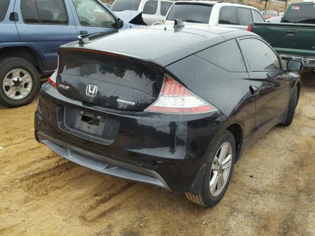 JHMZF1C67CS004632 - 2012 HONDA CR-Z EX BLACK photo 4