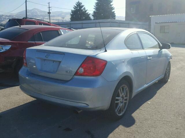 JTKDE177170185349 - 2007 TOYOTA SCION TC BLUE photo 4