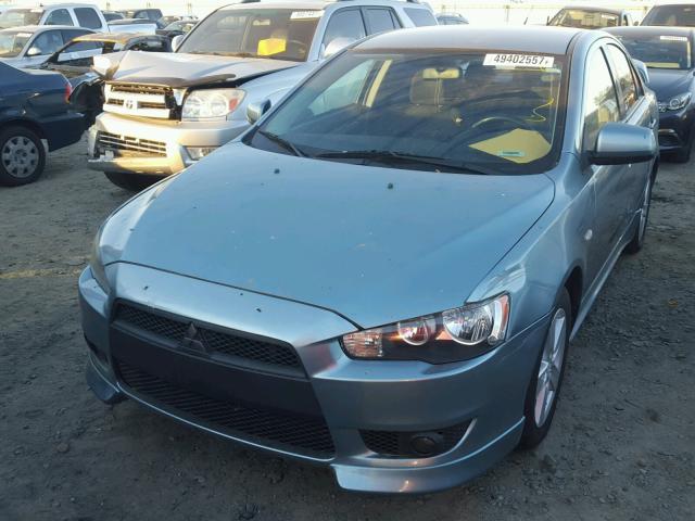 JA3AU26U59U004323 - 2009 MITSUBISHI LANCER ES/ BLUE photo 2