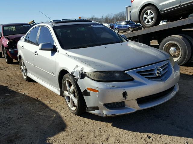 1YVHP84D155M04522 - 2005 MAZDA 6 S SILVER photo 1