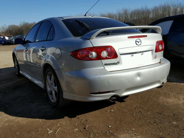 1YVHP84D155M04522 - 2005 MAZDA 6 S SILVER photo 3