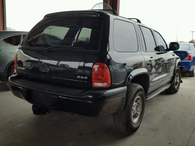 1B4HS28YXWF123763 - 1998 DODGE DURANGO BLACK photo 4