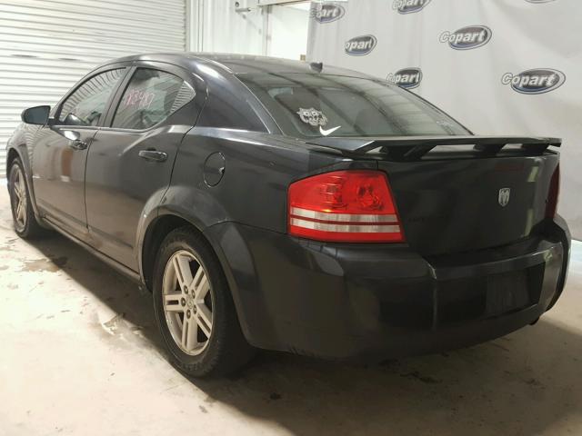 1B3LC56K48N607755 - 2008 DODGE AVENGER SX BLACK photo 3