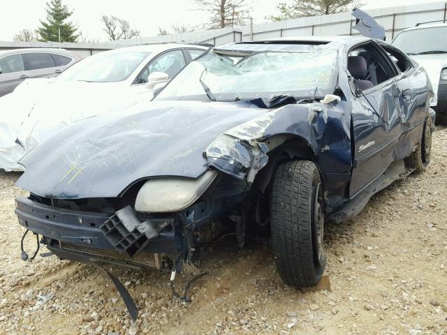 1G2JB124527107788 - 2002 PONTIAC SUNFIRE SE BLUE photo 9