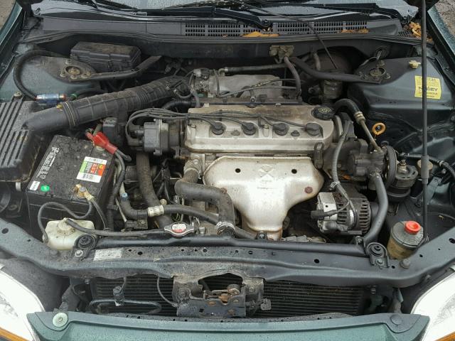 1HGCF86691A084144 - 2001 HONDA ACCORD VAL GREEN photo 7