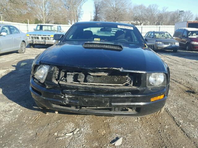 1ZVFT80N275292594 - 2007 FORD MUSTANG BLACK photo 9