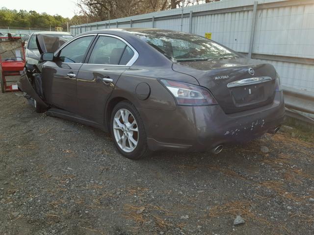 1N4AA5AP8DC808701 - 2013 NISSAN MAXIMA S GRAY photo 3