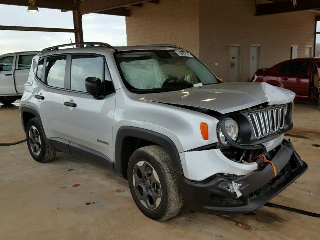 ZACCJAAT2FPB89133 - 2015 JEEP RENEGADE S SILVER photo 1