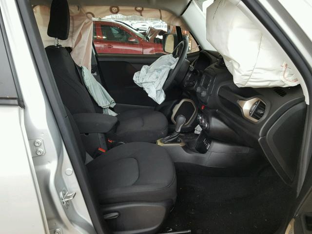 ZACCJAAT2FPB89133 - 2015 JEEP RENEGADE S ვერცხლისფერი ფოტო 5