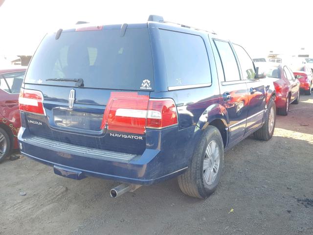 5LMFU28597LJ01453 - 2007 LINCOLN NAVIGATOR 蓝色 照片 4