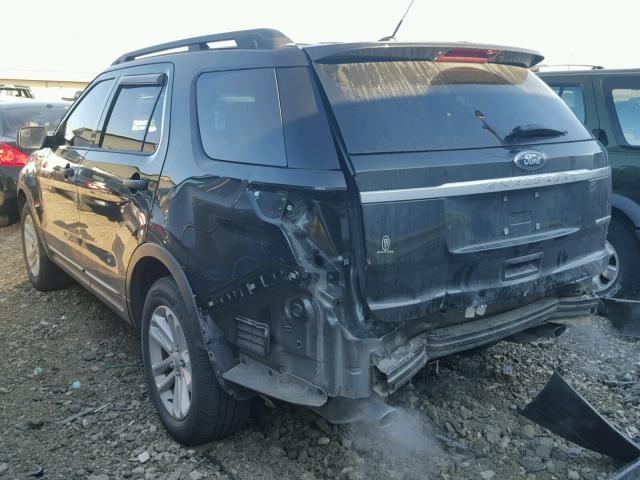 1FM5K7B84FGA83942 - 2015 FORD EXPLORER BLACK photo 3