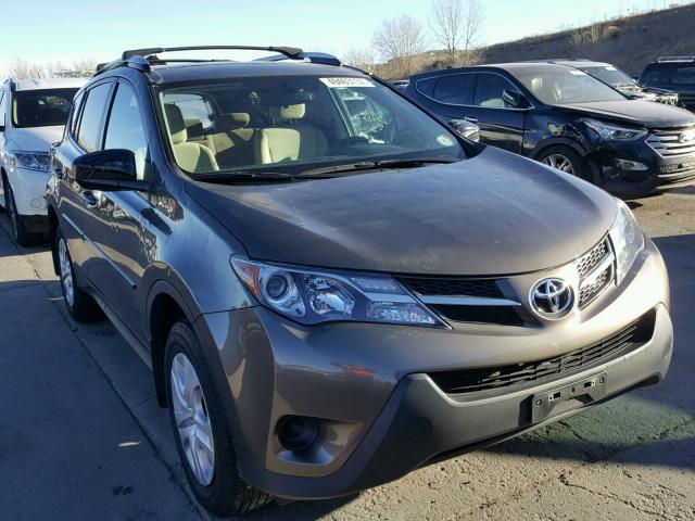 2T3BFREV0DW095242 - 2013 TOYOTA RAV4 LE BROWN photo 1