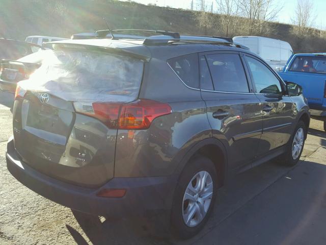 2T3BFREV0DW095242 - 2013 TOYOTA RAV4 LE Qəhvəyi foto 4