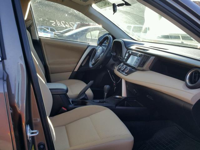 2T3BFREV0DW095242 - 2013 TOYOTA RAV4 LE Qəhvəyi foto 5