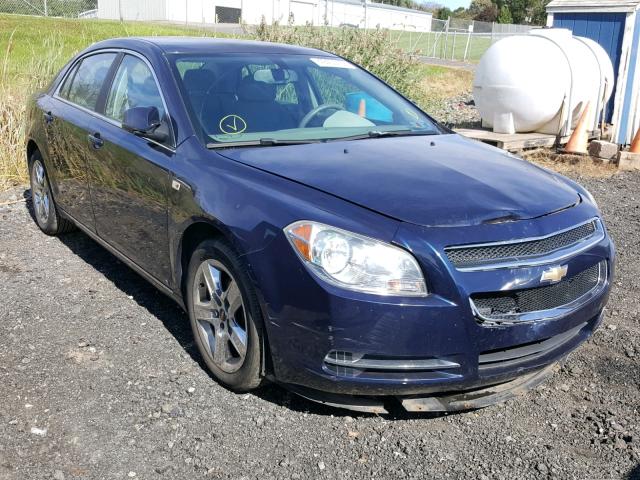 1G1ZH57B384267358 - 2008 CHEVROLET MALIBU 1LT BLUE photo 1
