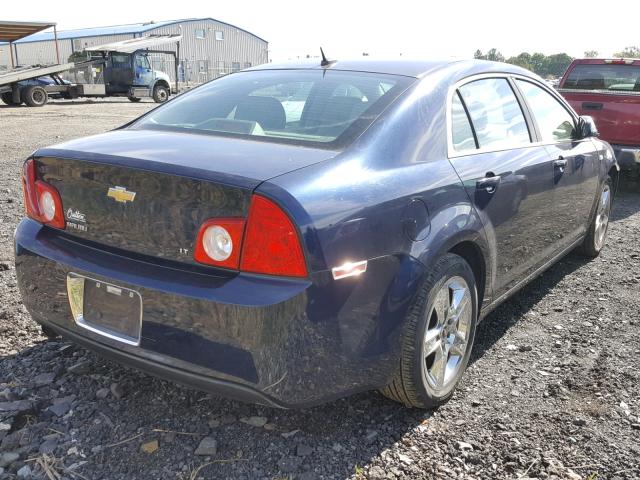 1G1ZH57B384267358 - 2008 CHEVROLET MALIBU 1LT BLUE photo 4