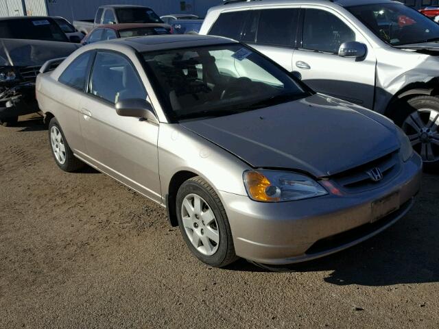 1HGEM22962L022458 - 2002 HONDA CIVIC EX SILVER photo 1