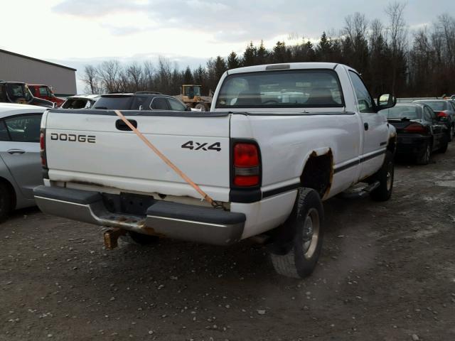 3B7HF16Y5XM586562 - 1999 DODGE RAM 1500 WHITE photo 4