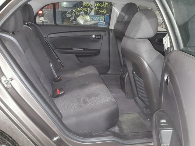 1G1ZC5E00CF134327 - 2012 CHEVROLET MALIBU 1LT ნაცრისფერი ფოტო 6