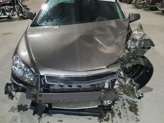 1G1ZC5E00CF134327 - 2012 CHEVROLET MALIBU 1LT ნაცრისფერი ფოტო 7