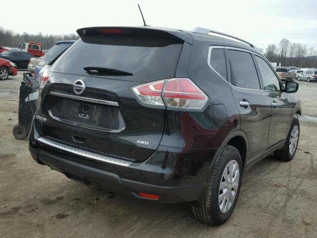 KNMAT2MV9GP596515 - 2016 NISSAN ROGUE S BLACK photo 4