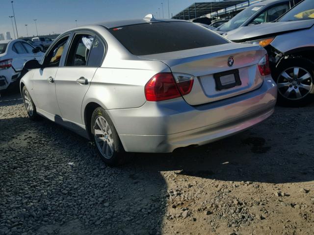 WBAVC53577FZ77464 - 2007 BMW 328 I SULE SILVER photo 3