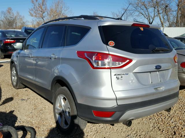 1FMCU9GXXDUA00476 - 2013 FORD ESCAPE SE SILVER photo 3