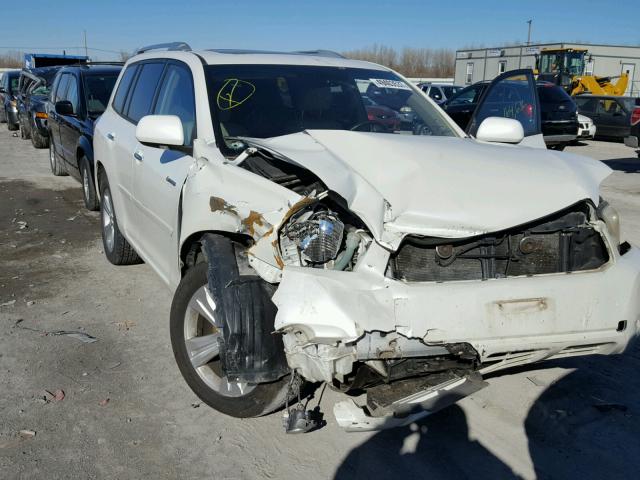 JTEES42A582009236 - 2008 TOYOTA HIGHLANDER WHITE photo 1