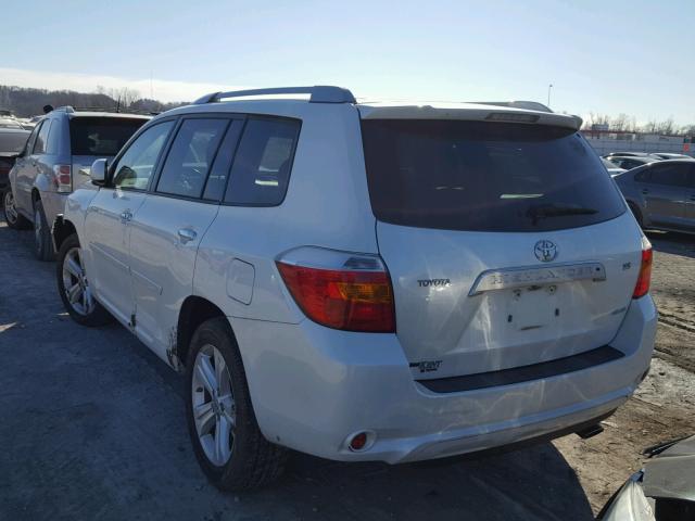 JTEES42A582009236 - 2008 TOYOTA HIGHLANDER WHITE photo 3