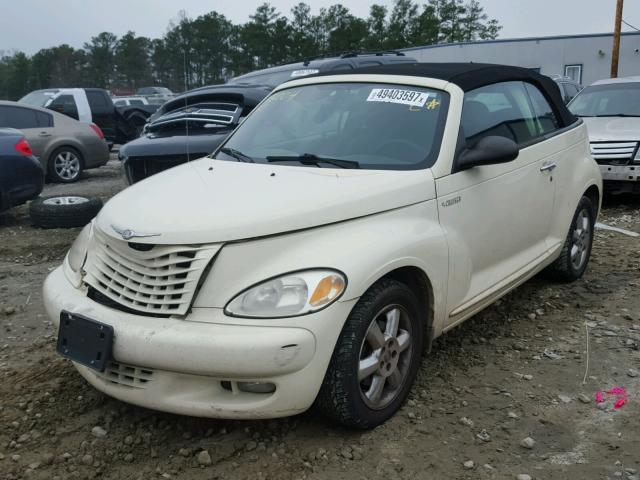 3C3EY55E85T283780 - 2005 CHRYSLER PT CRUISER CREAM photo 2