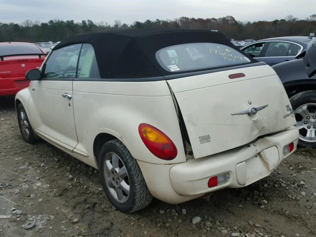 3C3EY55E85T283780 - 2005 CHRYSLER PT CRUISER CREAM photo 3