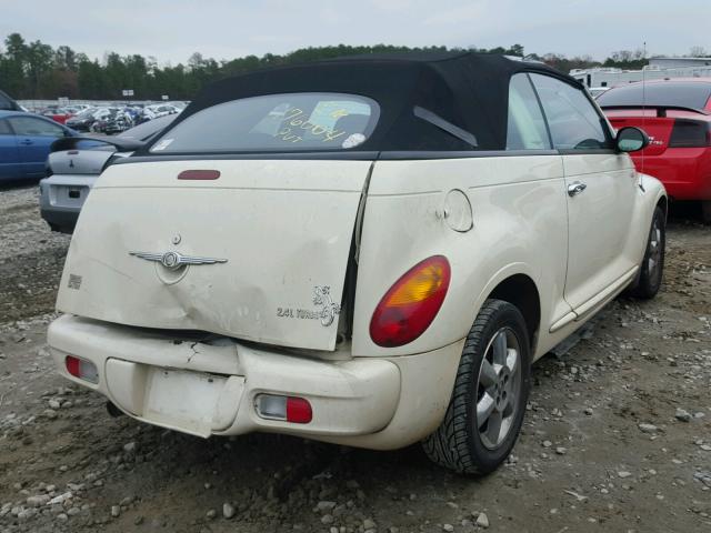 3C3EY55E85T283780 - 2005 CHRYSLER PT CRUISER CREAM photo 4