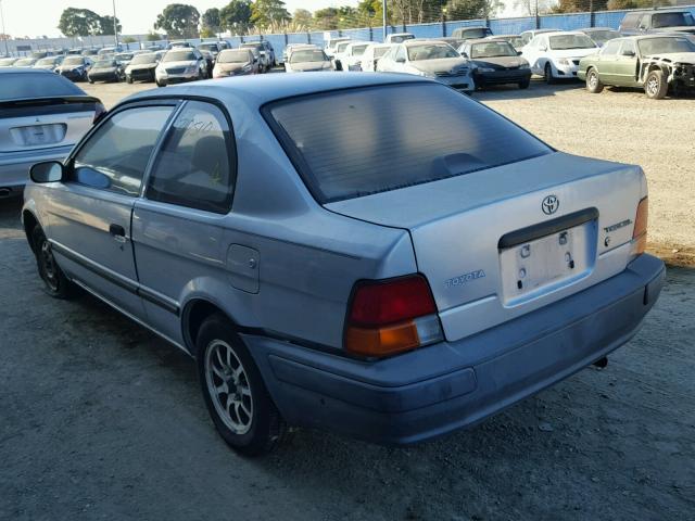 JT2EL55D4S0001458 - 1995 TOYOTA TERCEL STD BLUE photo 3