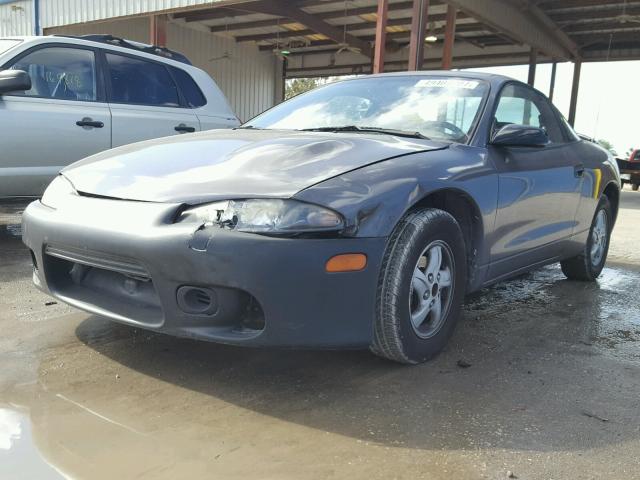 4A3AK34Y1VE154224 - 1997 MITSUBISHI ECLIPSE RS GRAY photo 2