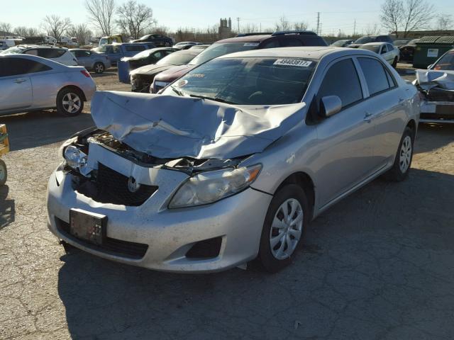 1NXBU4EE0AZ273731 - 2010 TOYOTA COROLLA BA GRAY photo 2