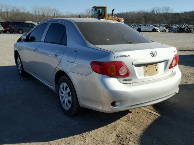 1NXBU4EE0AZ273731 - 2010 TOYOTA COROLLA BA GRAY photo 3