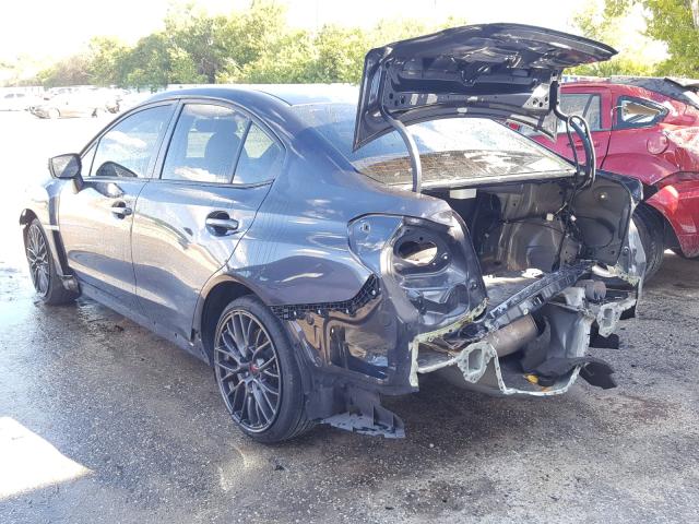 JF1VA2L62F9835946 - 2015 SUBARU WRX STI GRAY photo 3