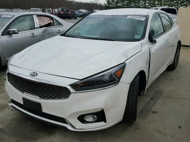 KNALB4J13H5039571 - 2017 KIA CADENZA PR WHITE photo 2