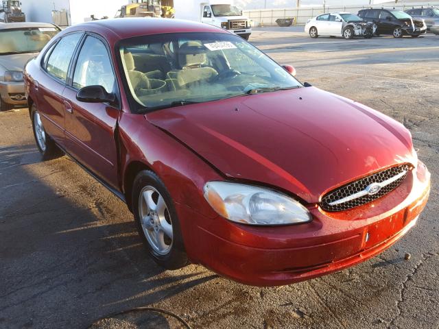 1FAFP55U01A228953 - 2001 FORD TAURUS SES RED photo 1