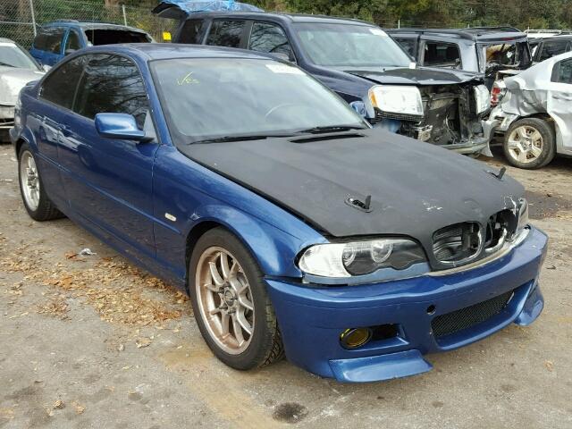 WBABN53471JU24225 - 2001 BMW 330 CI BLUE photo 1