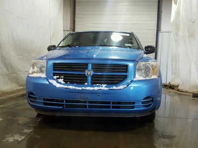 1B3HB28B88D674580 - 2008 DODGE CALIBER BLUE photo 9