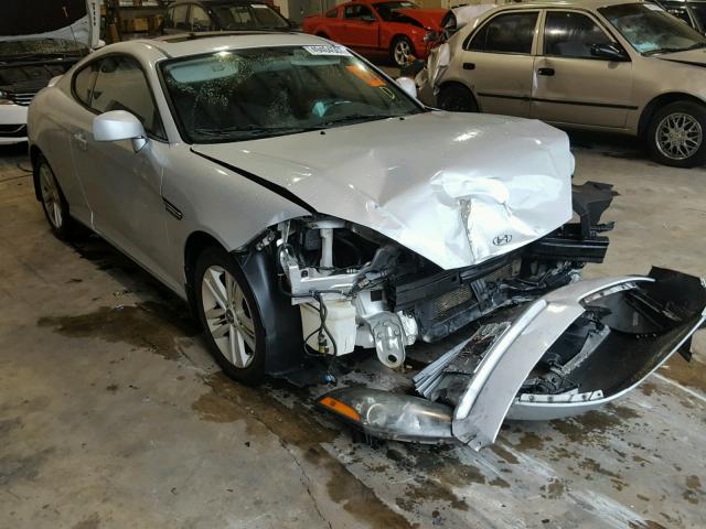 KMHHM66D07U248042 - 2007 HYUNDAI TIBURON GS SILVER photo 1