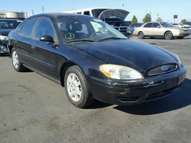 1FAFP53U06A186763 - 2006 FORD TAURUS SE BLACK photo 1