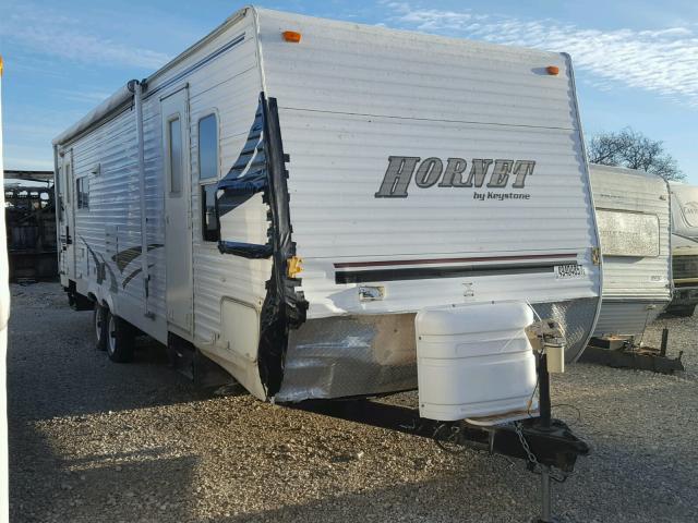 4YDT29R295E314897 - 2005 KEYSTONE HORNET WHITE photo 1